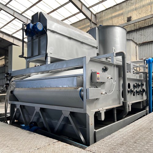 Máy ép bùn băng tải khử bùn nước