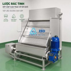 Lược rác tinh dạng tĩnh – Giải pháp tách rác hiệu quả, tiết kiệm năng lượng cho hệ thống xử lý nước thải